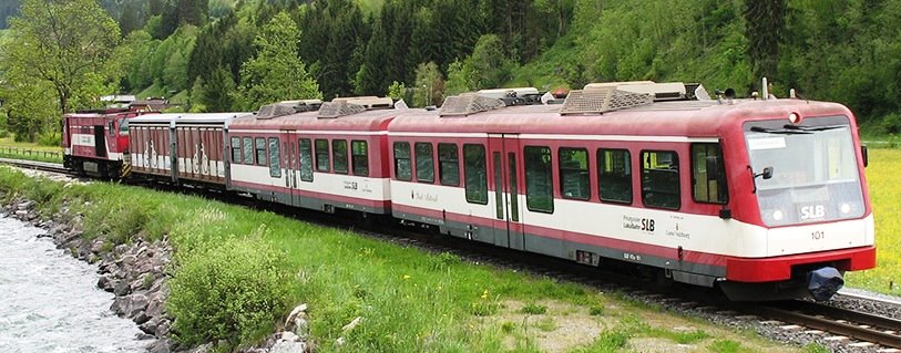 Liliput / Dolischo L344534 – Mittelwagen 2 Klasse – SLB 202 VBs - Land  Salzburg - Pinzgauer Lokalbahn - ÖBB – H0e - SLB / Wendezüg / Pinzgauer  Lokalbahn / H0e - Schmalspur Bahn Werke EU